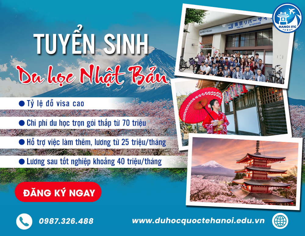 TUYỂN SINH DU HỌC NHẬT BẢN NĂM 2024